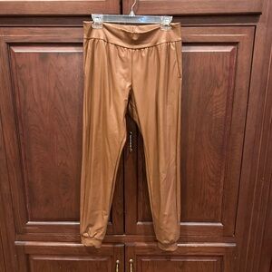 Commando faux leather joggers sz M